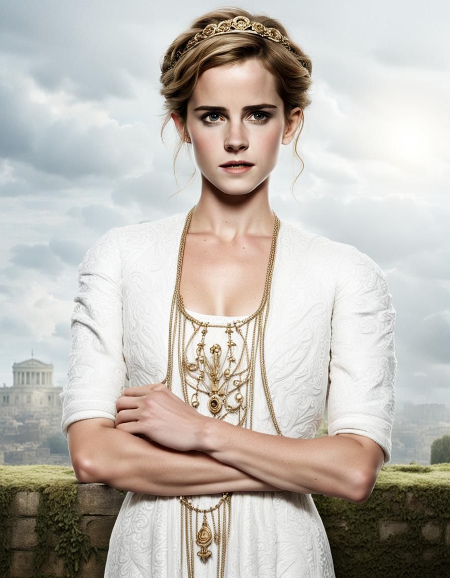 Emma Watson as Roman Goddess Diana