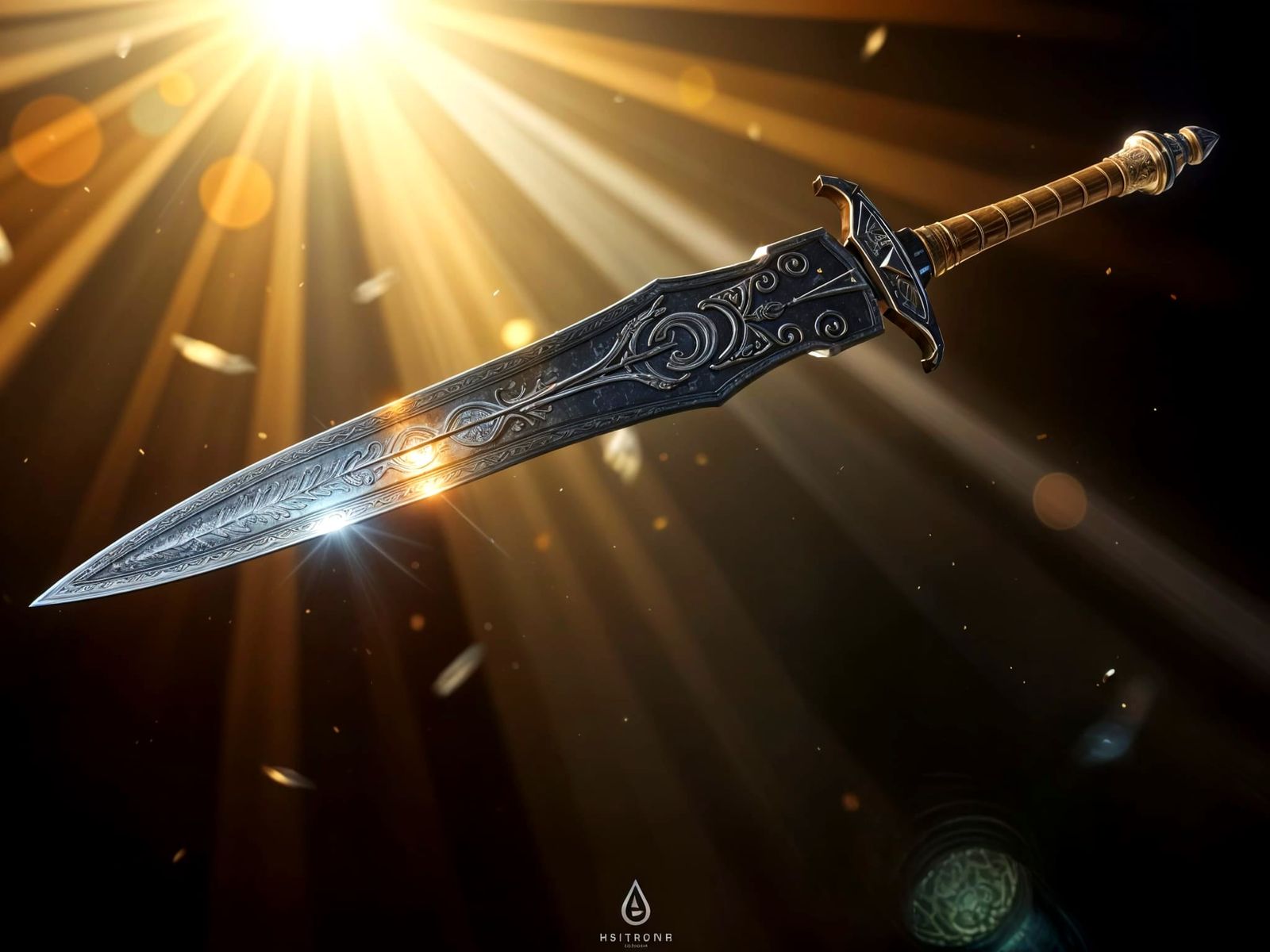 Epic Fantasy Wind Sword Concept Art in Stunning 8K Resolutio...