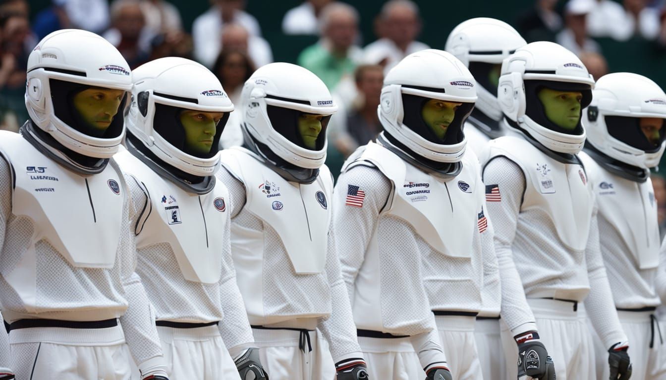 Alien Wimbledon Finals in Extraterrestrial Universe