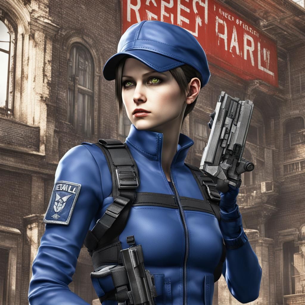 Jill Valentine: Resident Evil Character Portrait