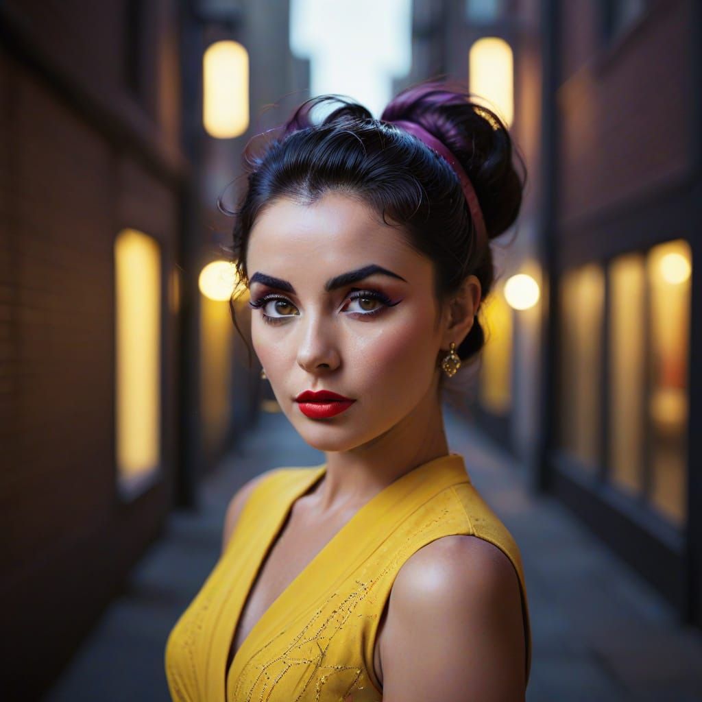 Scarlet Elizabeth Taylor in Modern City Aesthetic