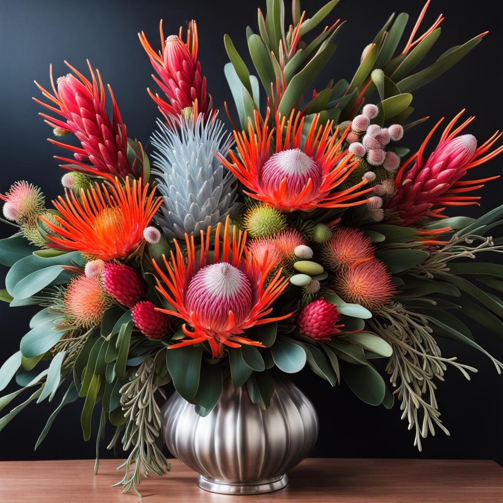 Australian native flower arrangement