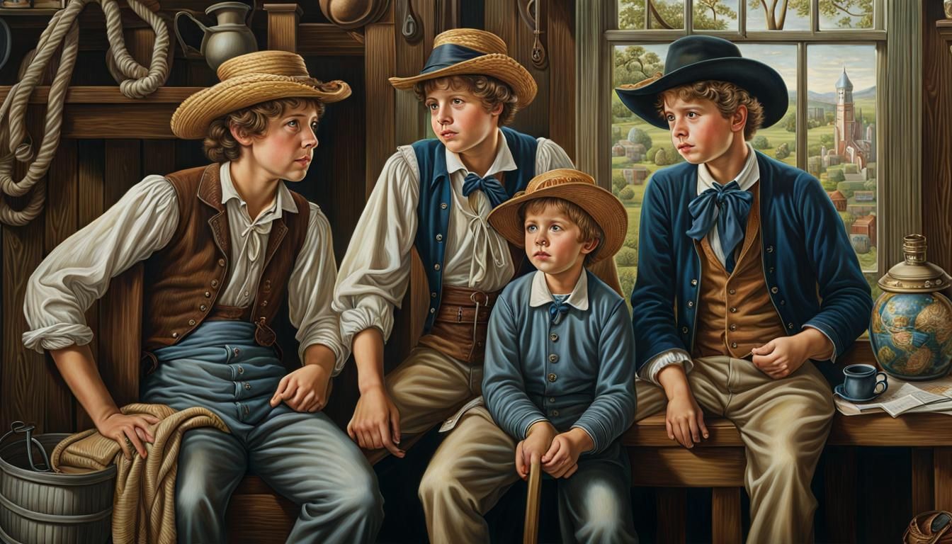 classic book "The Adventures of Tom Sawyer"