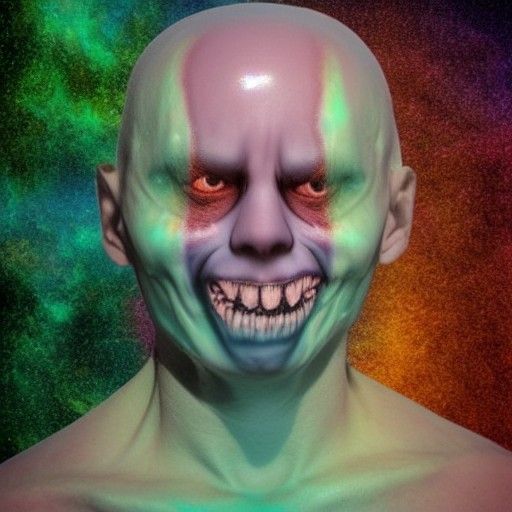 Surreal Melting Face: The World's Scariest Thing