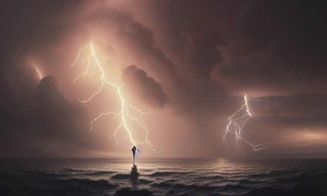 Hyperrealistic Thunderstorm 3D Rendering