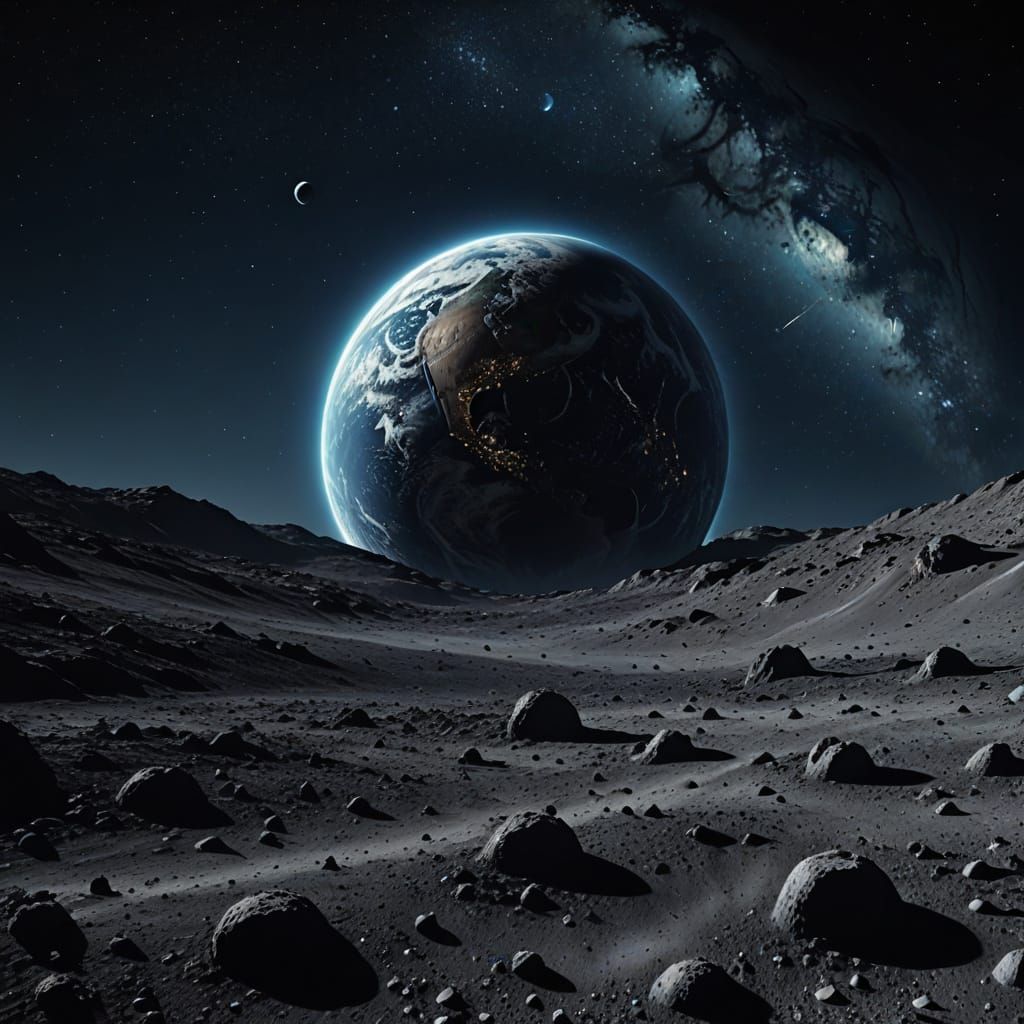 Earthrise: A Cinematic View from the Moon