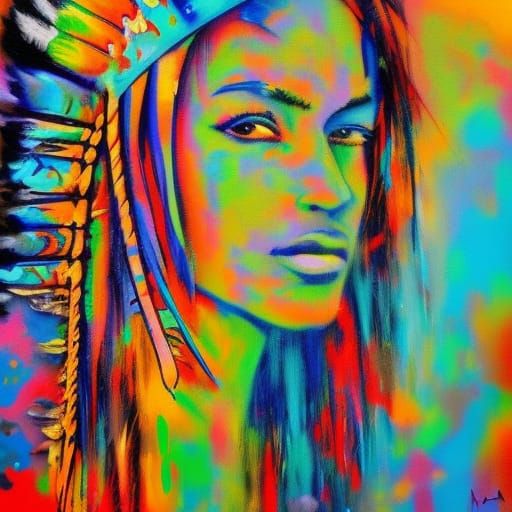 American Indian  Monet