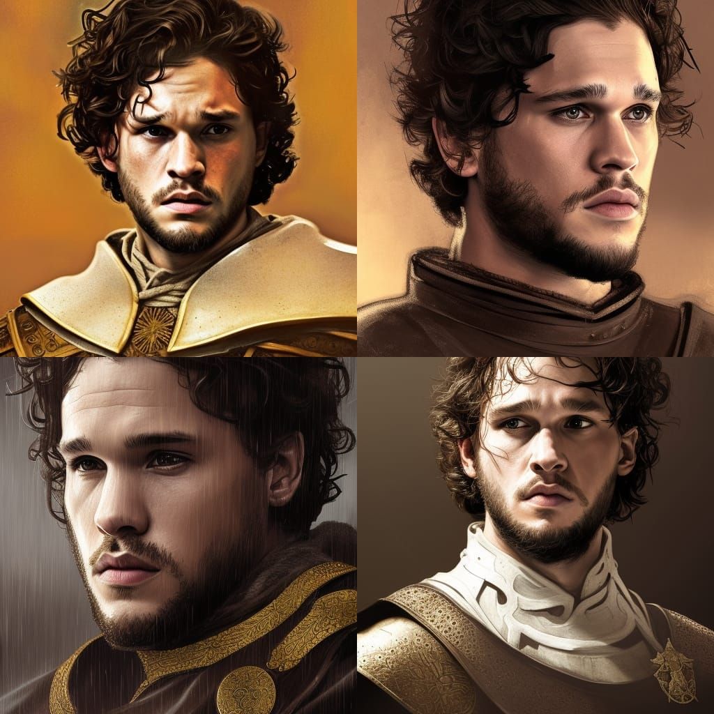 King Arthur as Roman General: Hyperdetailed Portrait