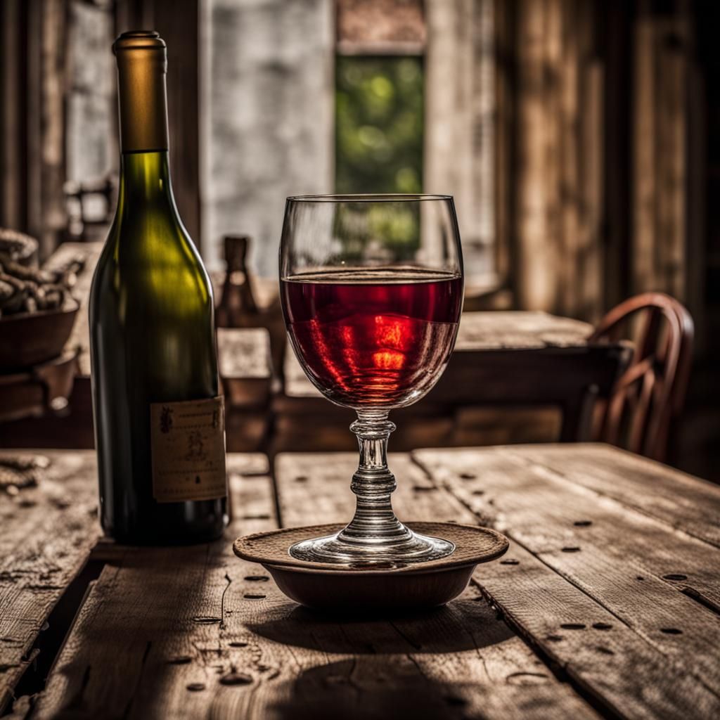 Wine Cup in an Old Tavern