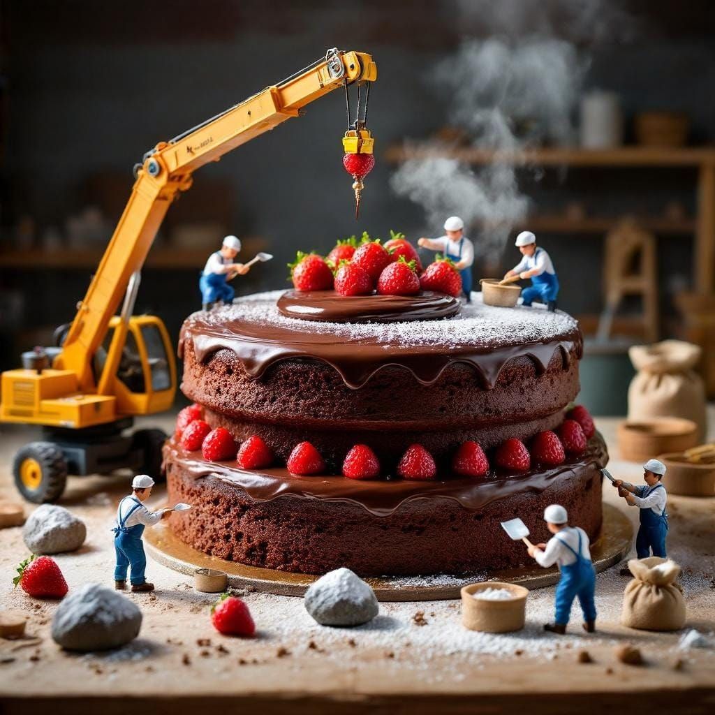 Cake construction works