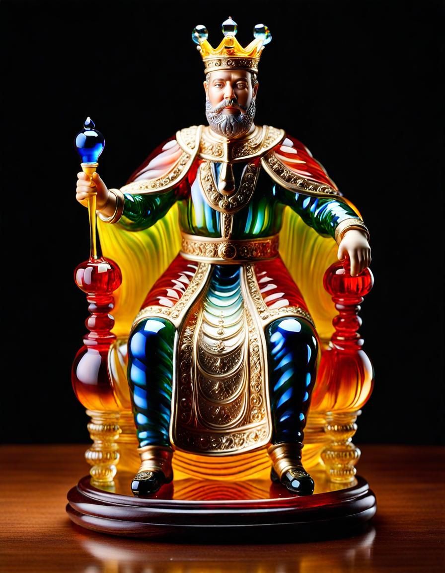 Classy Glass Castled King