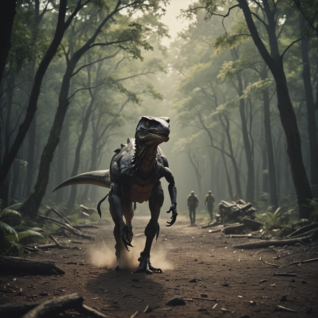 Cinematic Film Still in Dramatic Lighting