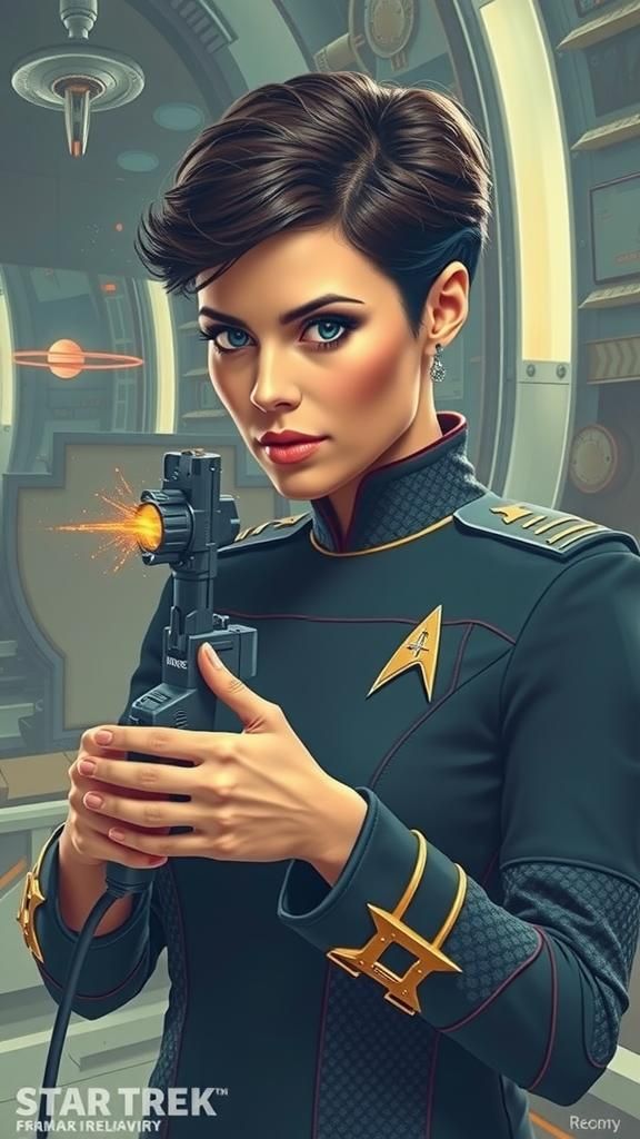 Kes: Hyperrealistic Star Trek Magazine Cover