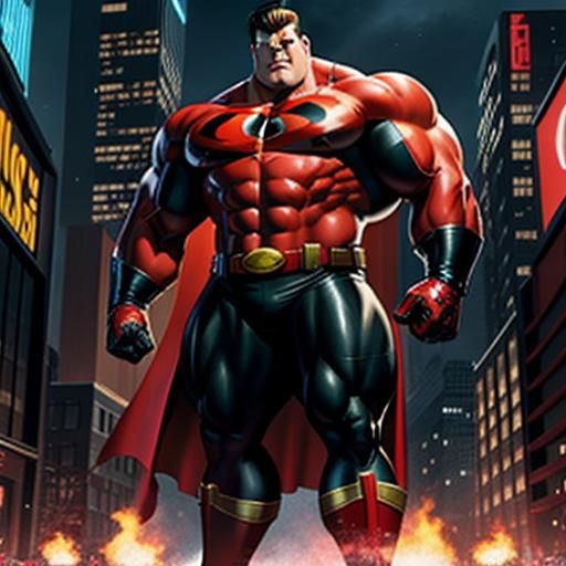 Mr. Incredible in Superhero Costume