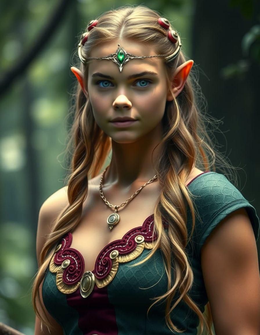 Elf Princess of Middle Earth: Cinematic Portrait