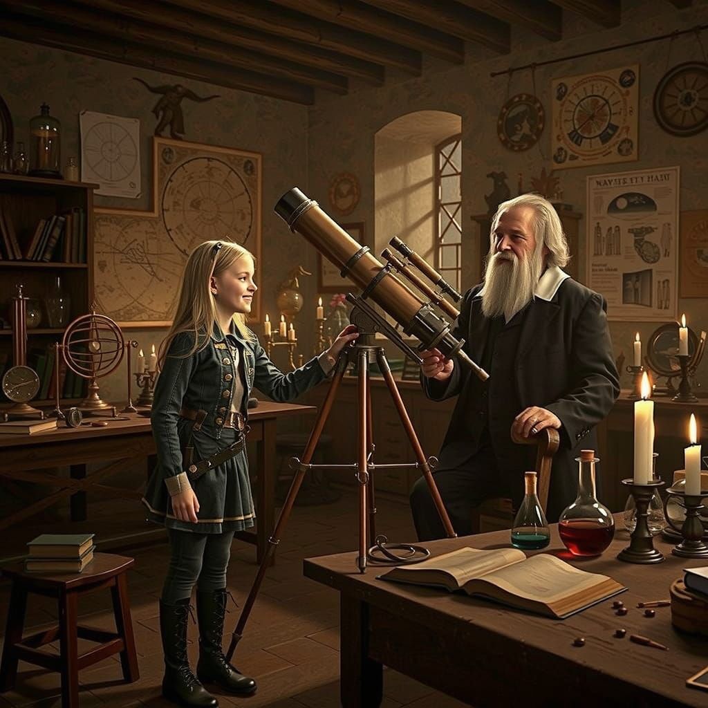 Meeting Camille Flammarion in Juvisy-sur-Orge around 1890