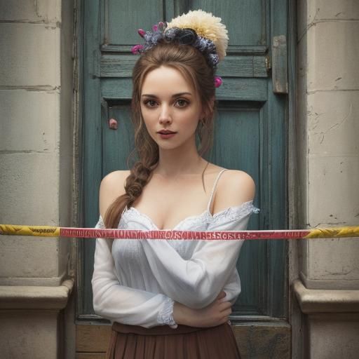 Surreal Kate Greenaway Scene in 3D CGI