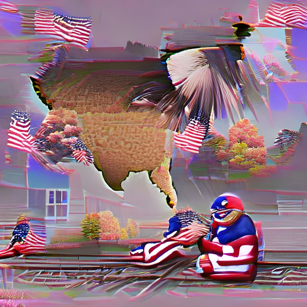 AI Interpretation of America