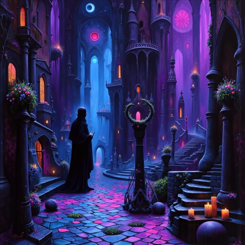 Sandman in Blacklight City: Gothic Surrealism