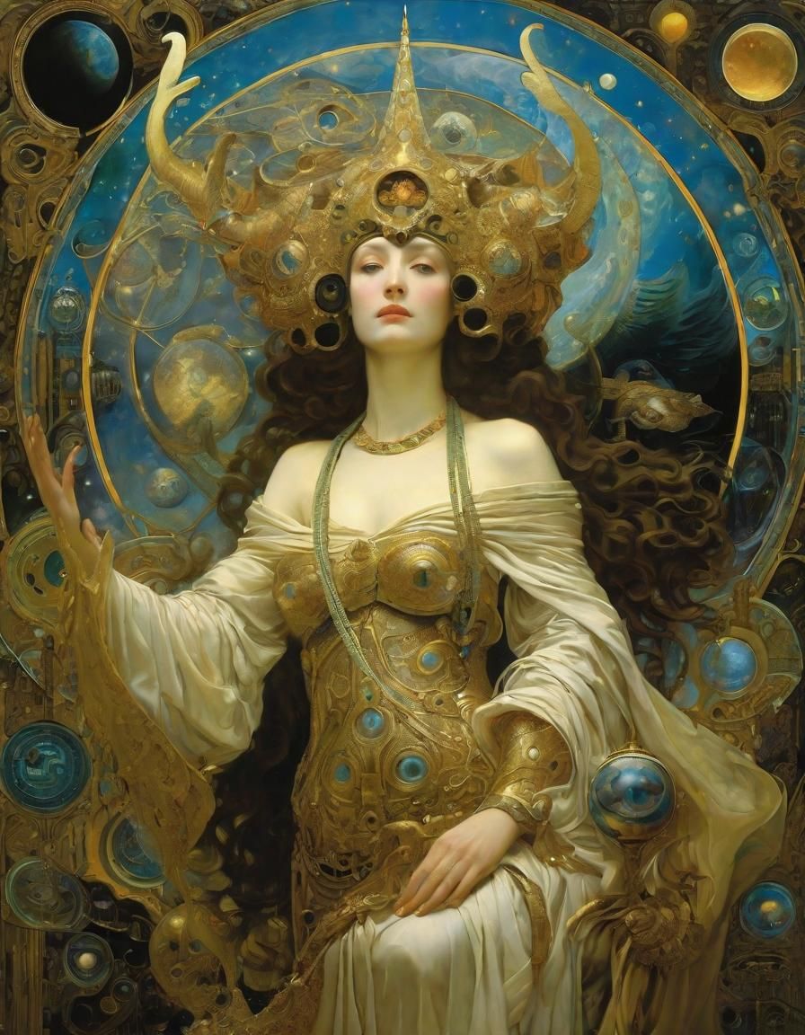 Baroque Astronaut Goddesses in Post-Apocalyptic Wonderland