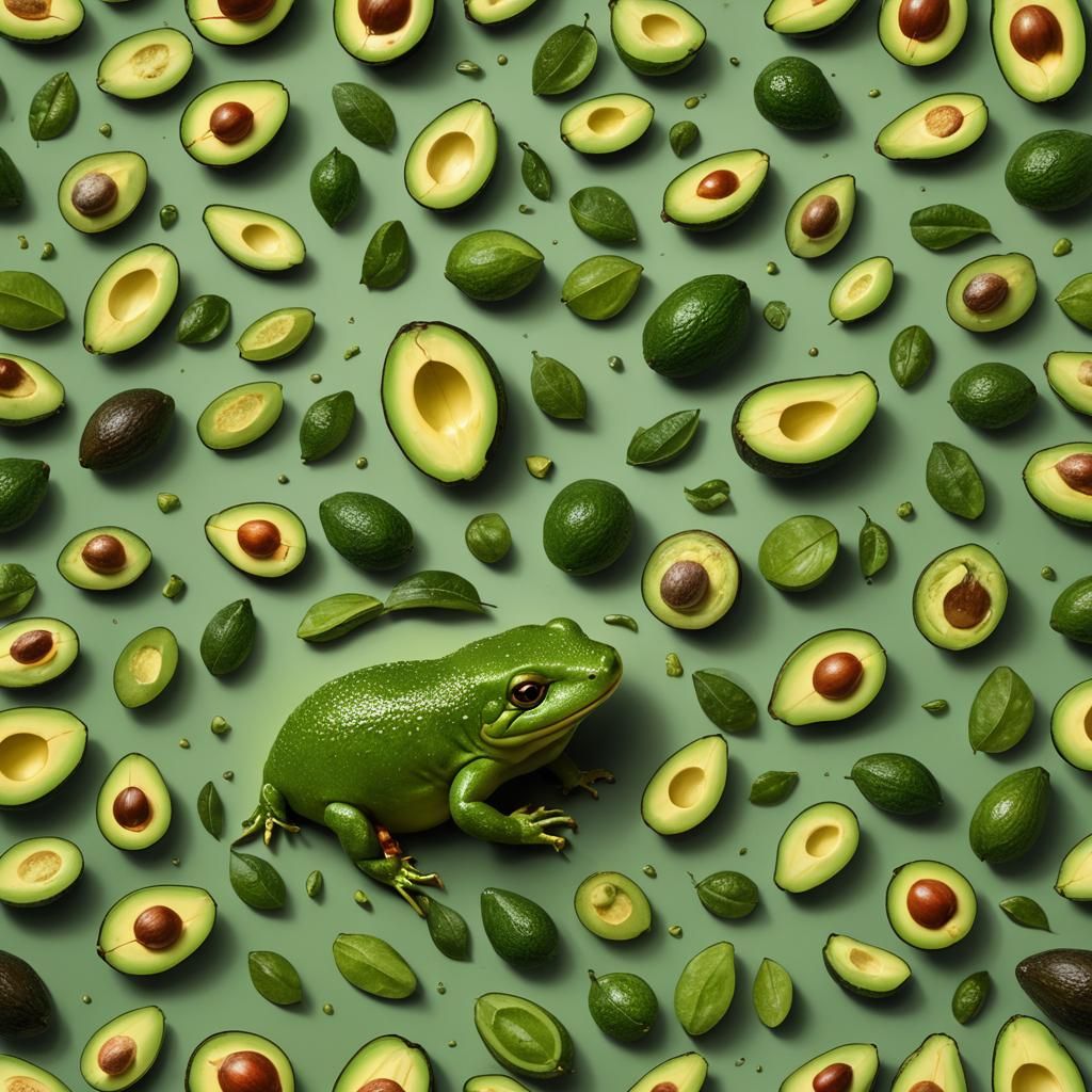 Avocado Salamander: A Digital Art Masterpiece