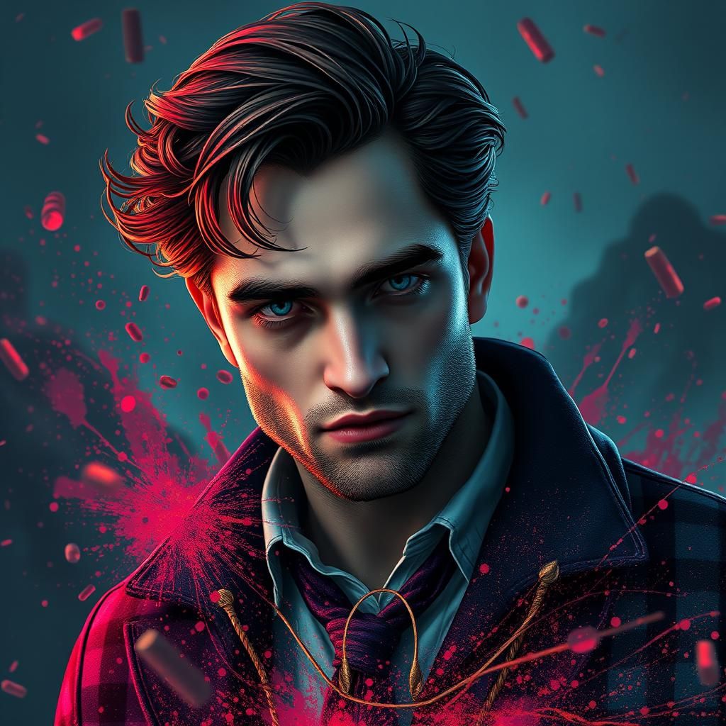 Aesthetic Robert Pattinson Matte Painting in Unreal Engine