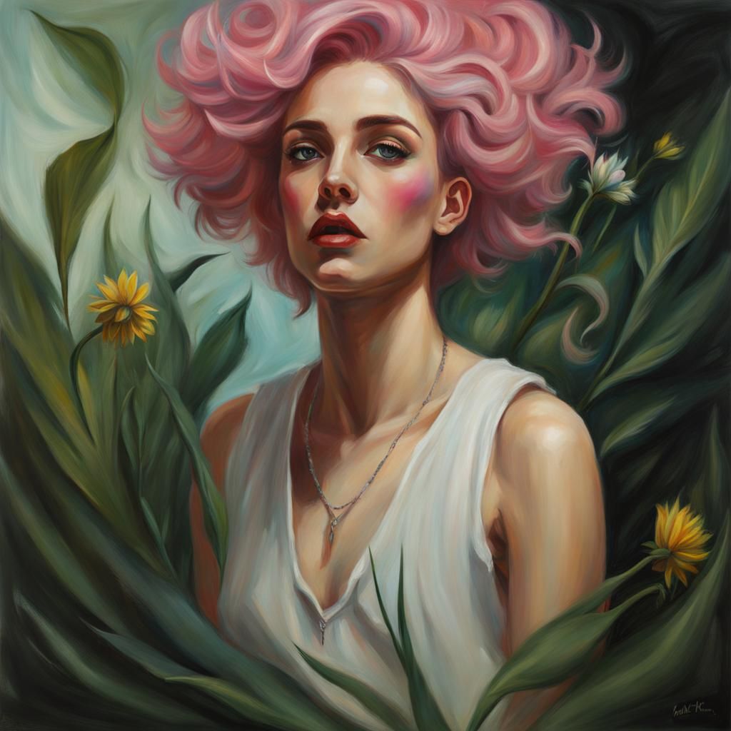 Gender Dysphoria: Conceptual Oil Painting