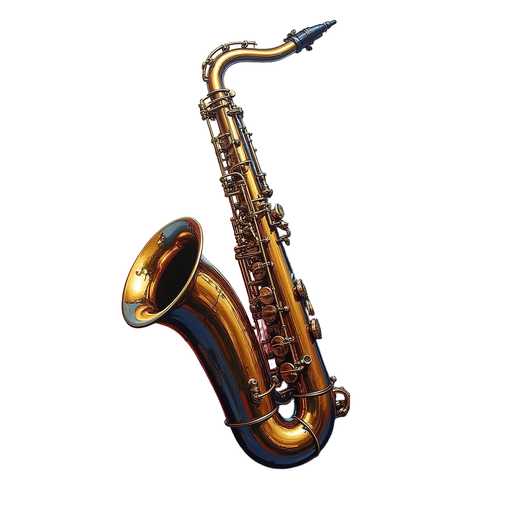 Melting Saxophone: AI-Generated Surreal Aesthetic