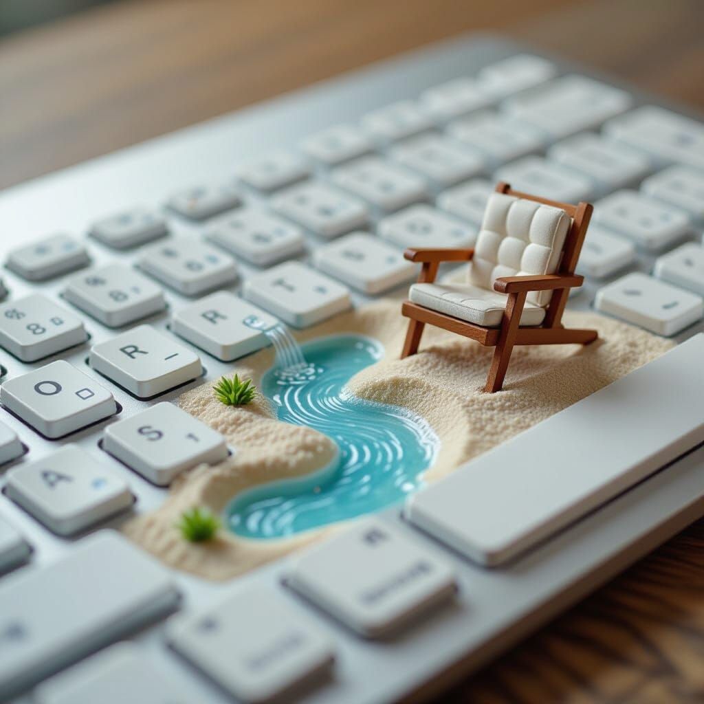 Peaceful Life on a Computer Keyboard