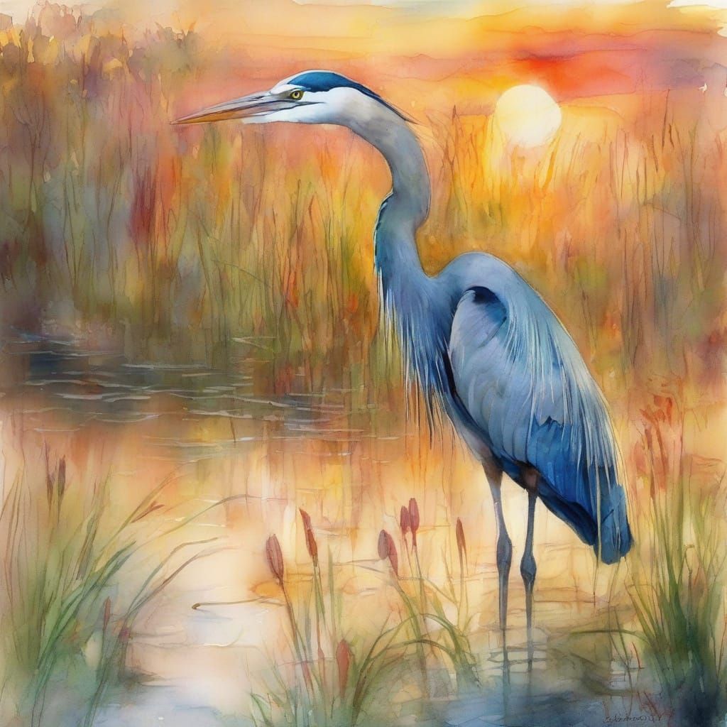 Great Blue Heron 10