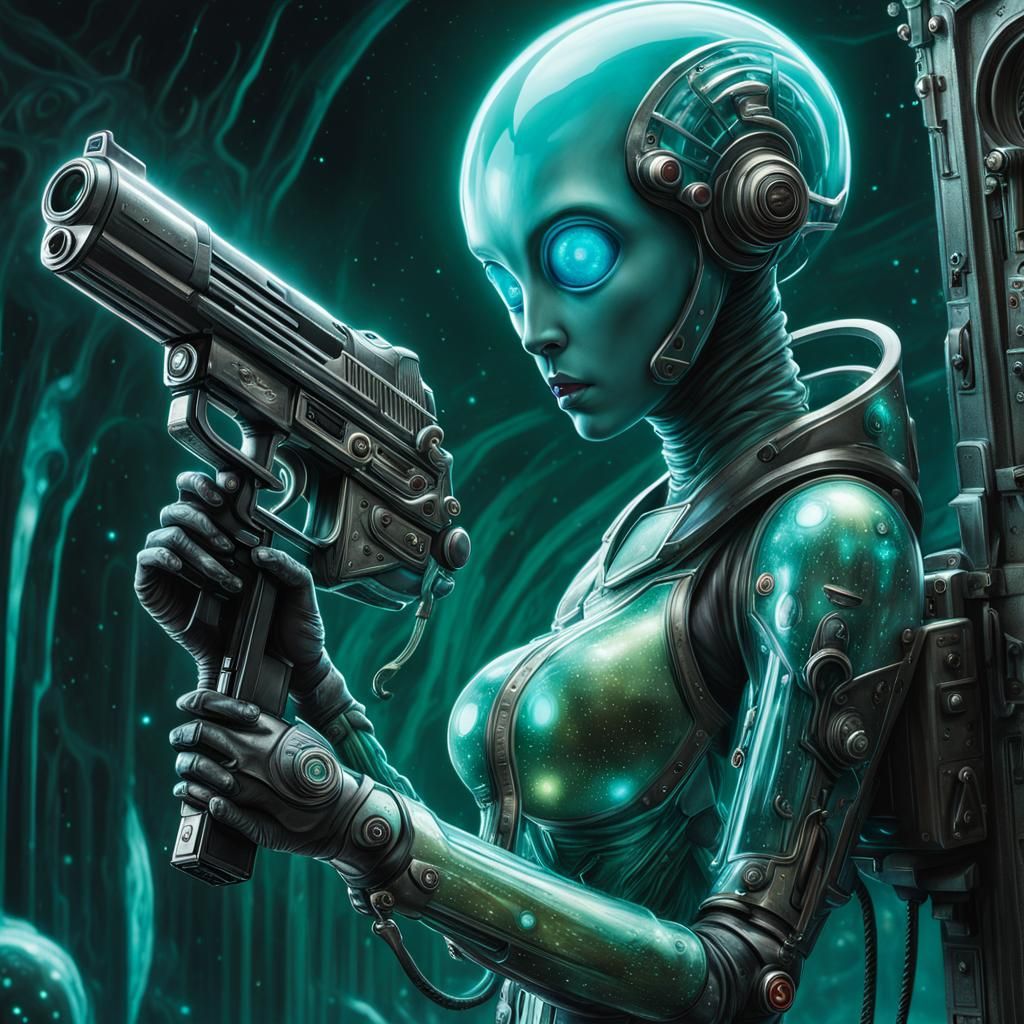 Decoupage Robbery: Grotesque Humanoid Heist in Photorealism