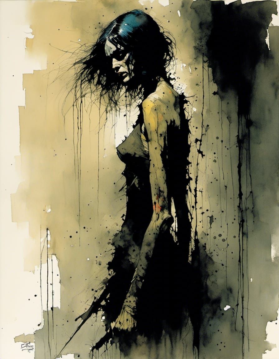 Grimdark Comic Book Art After Dark