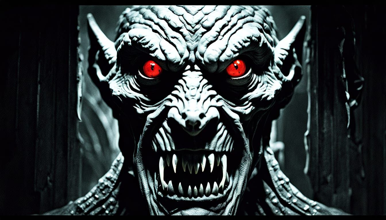 Nyarlathotep in Noir Style Film Still