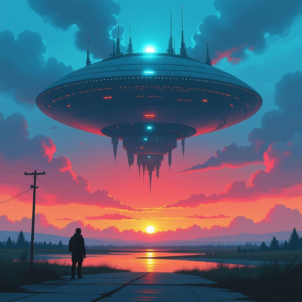 Surreal Digital Painting with Intricate Details