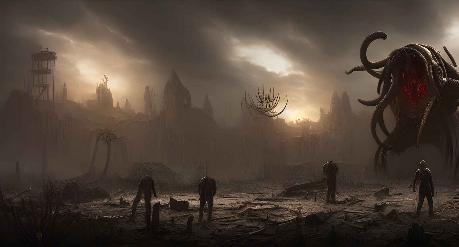 Lovecraftian Horror: Post-Apocalyptic World in Unreal Engine...