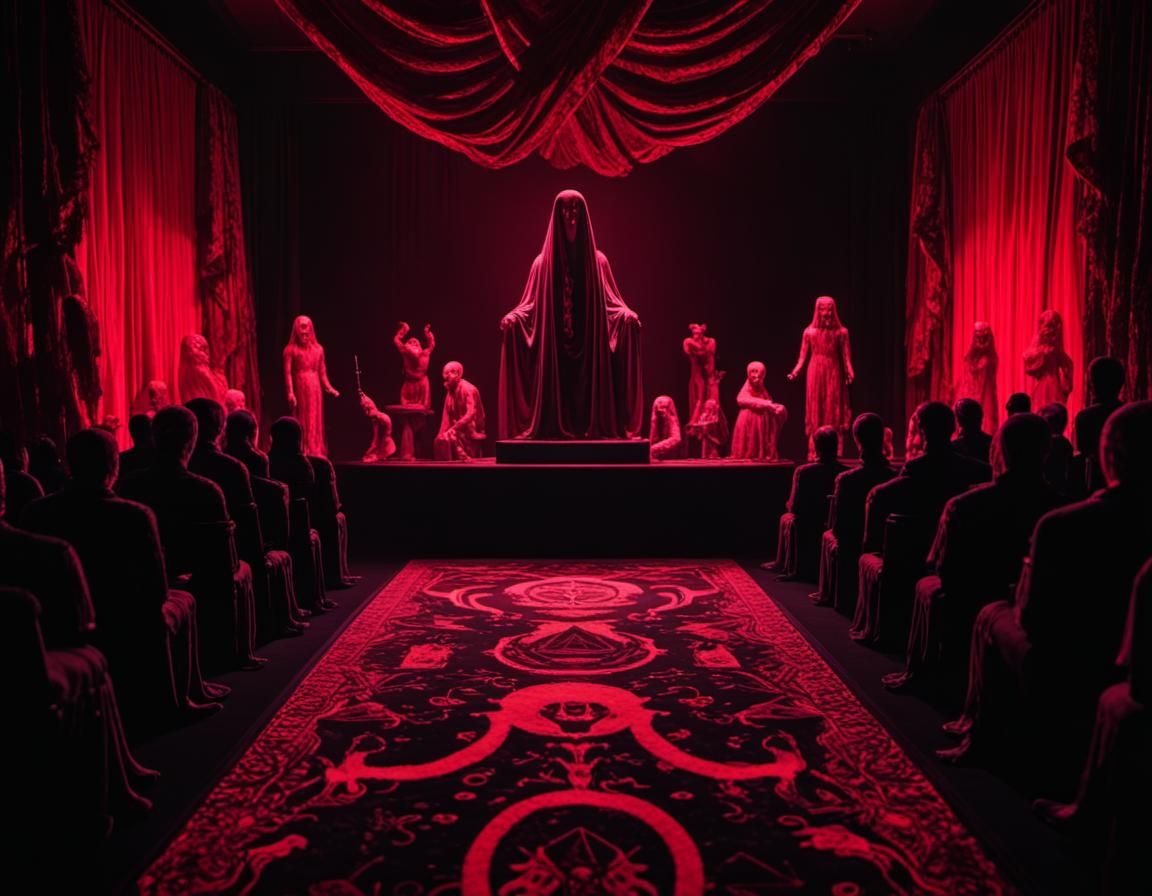 Dark Horror Award Ceremony in Black Light