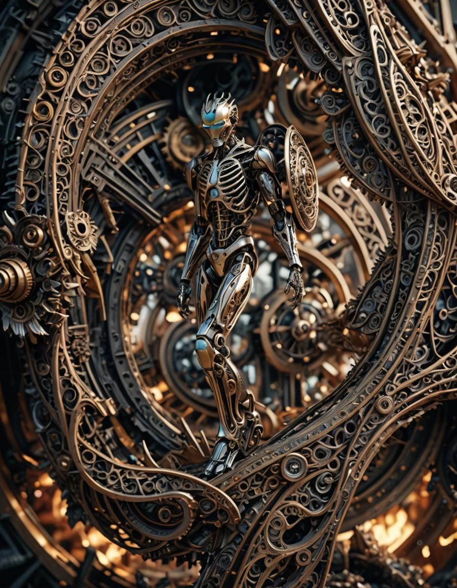 Hyperrealistic CGI Art with Intricate Details