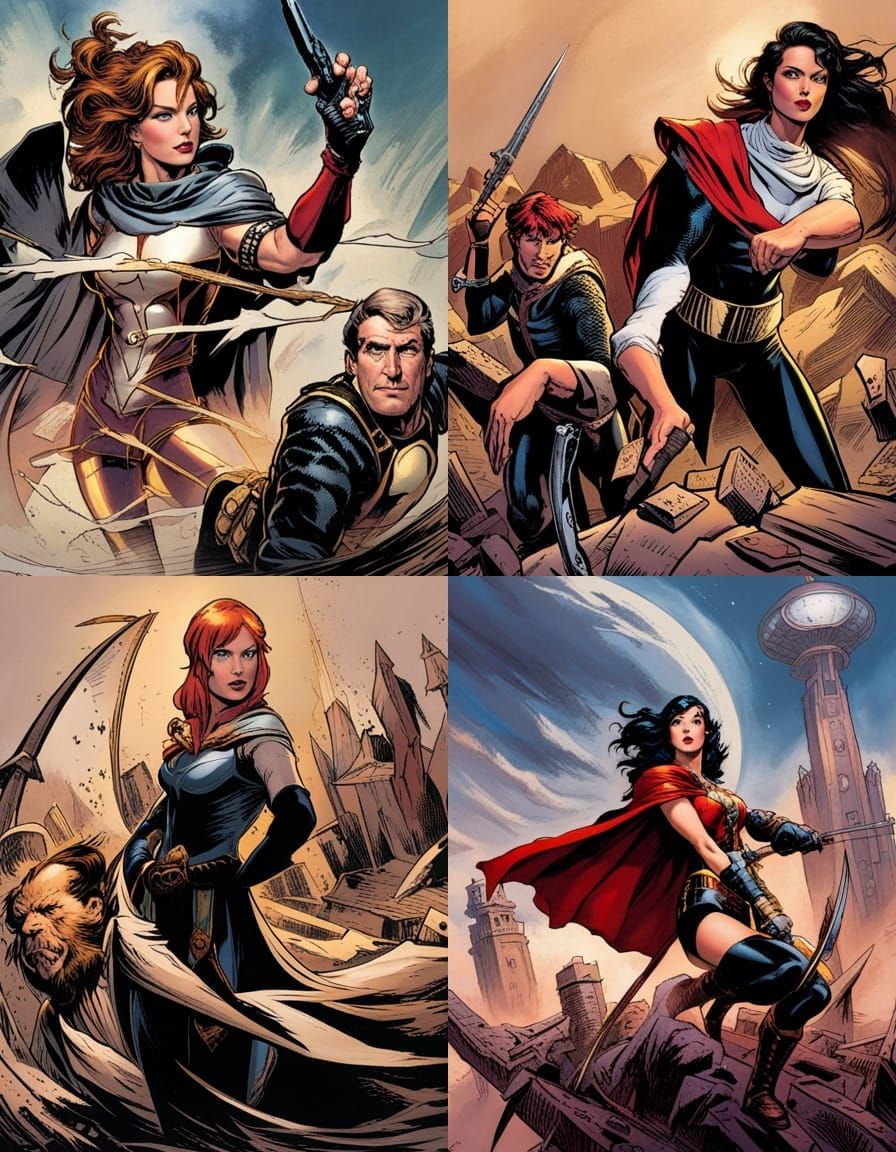 Golden Age Comic Book Illustration