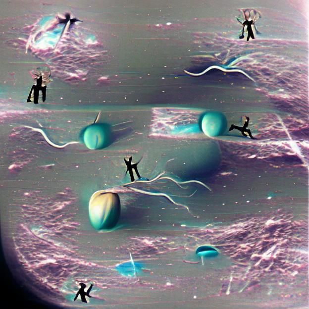 Imagined Lifeforms Thriving on Uranus