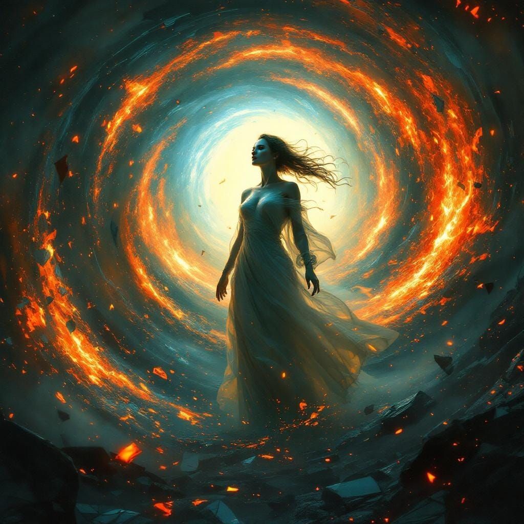 Fiery Phoenix Rises: Resilience and Renewal