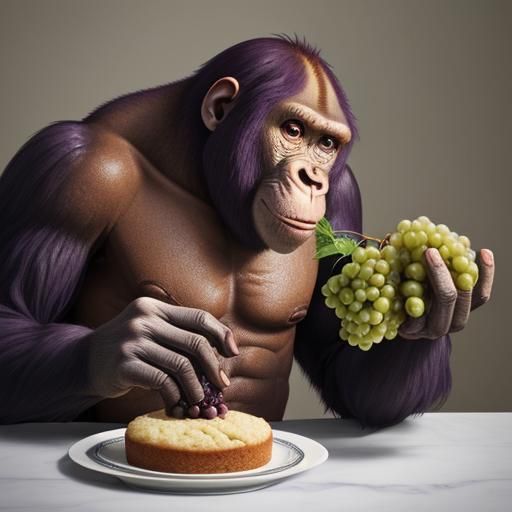 An Ape's Disgust with Grape Cakes