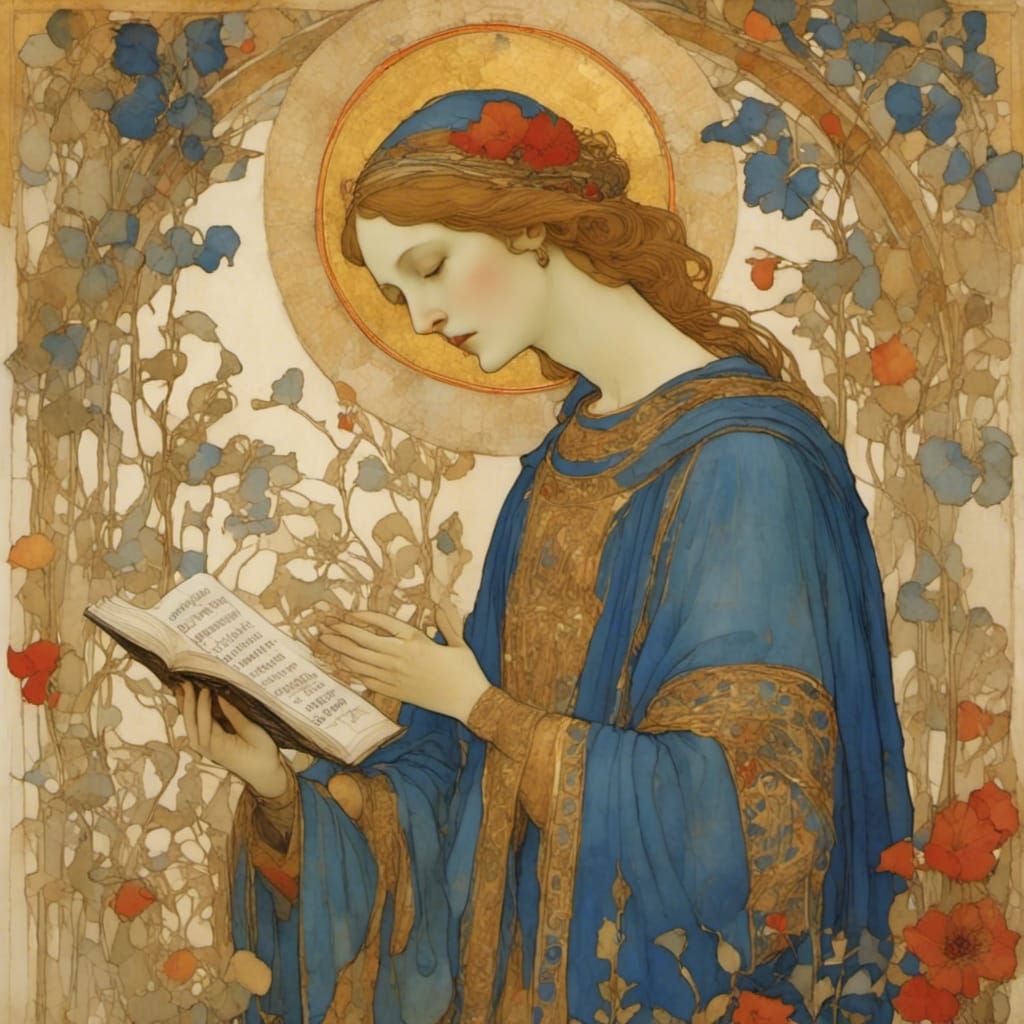 Medieval Neurographic Ink Fusion: AI Art