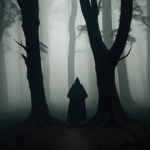 Mysterious Rituals in Misty Forest: Cinematic Film