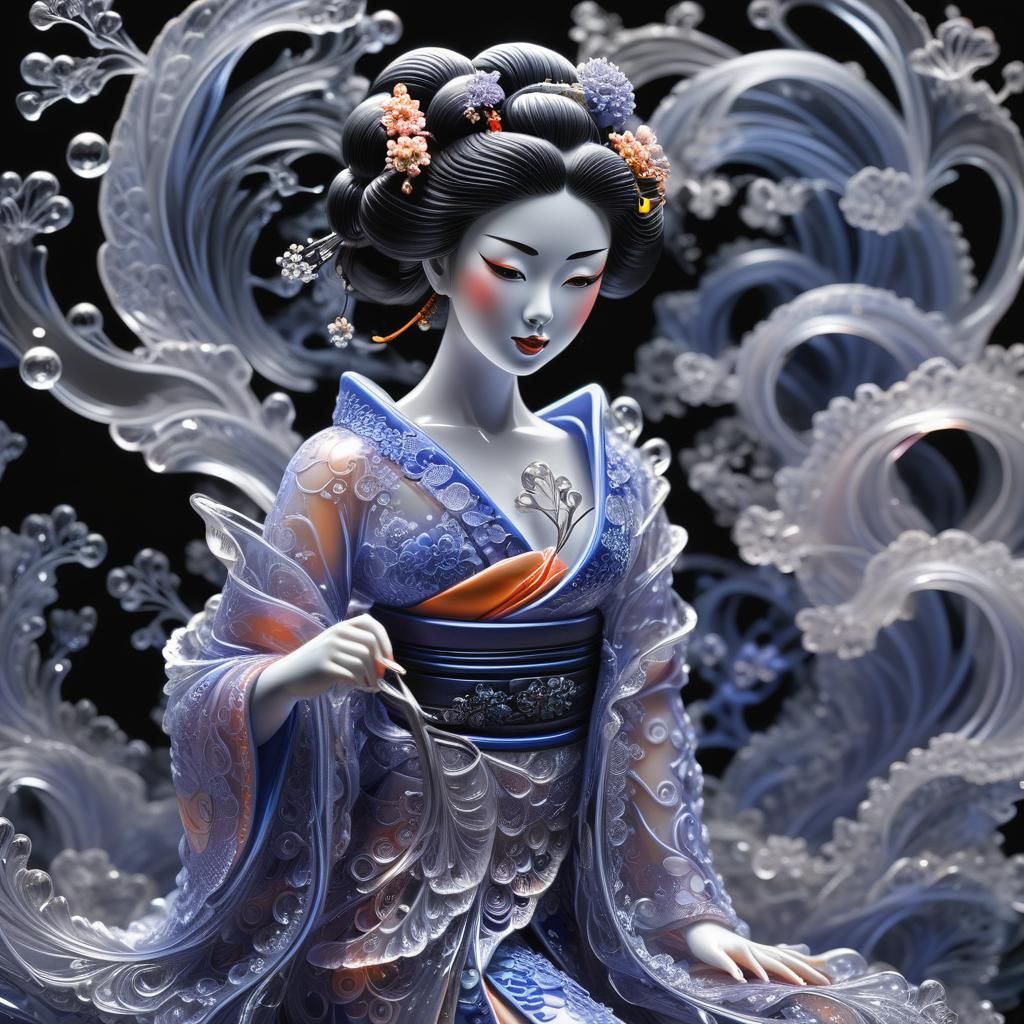 Figurine of a Geisha