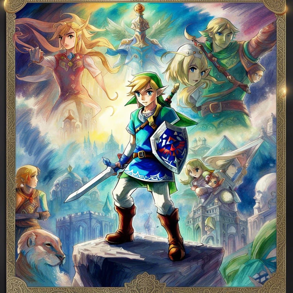 Legend of Zelda: Skyward Sword Poster Art