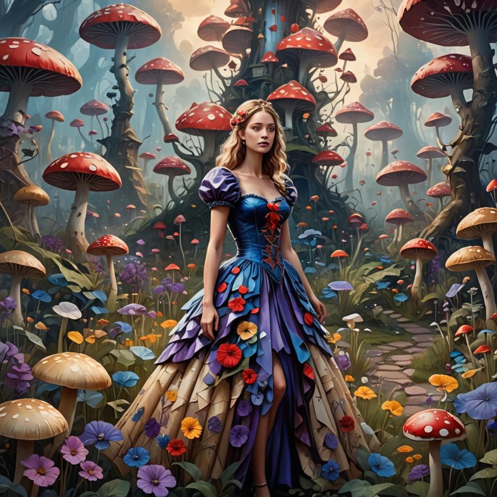 Alice in Wonderland: Surreal Digital Painting