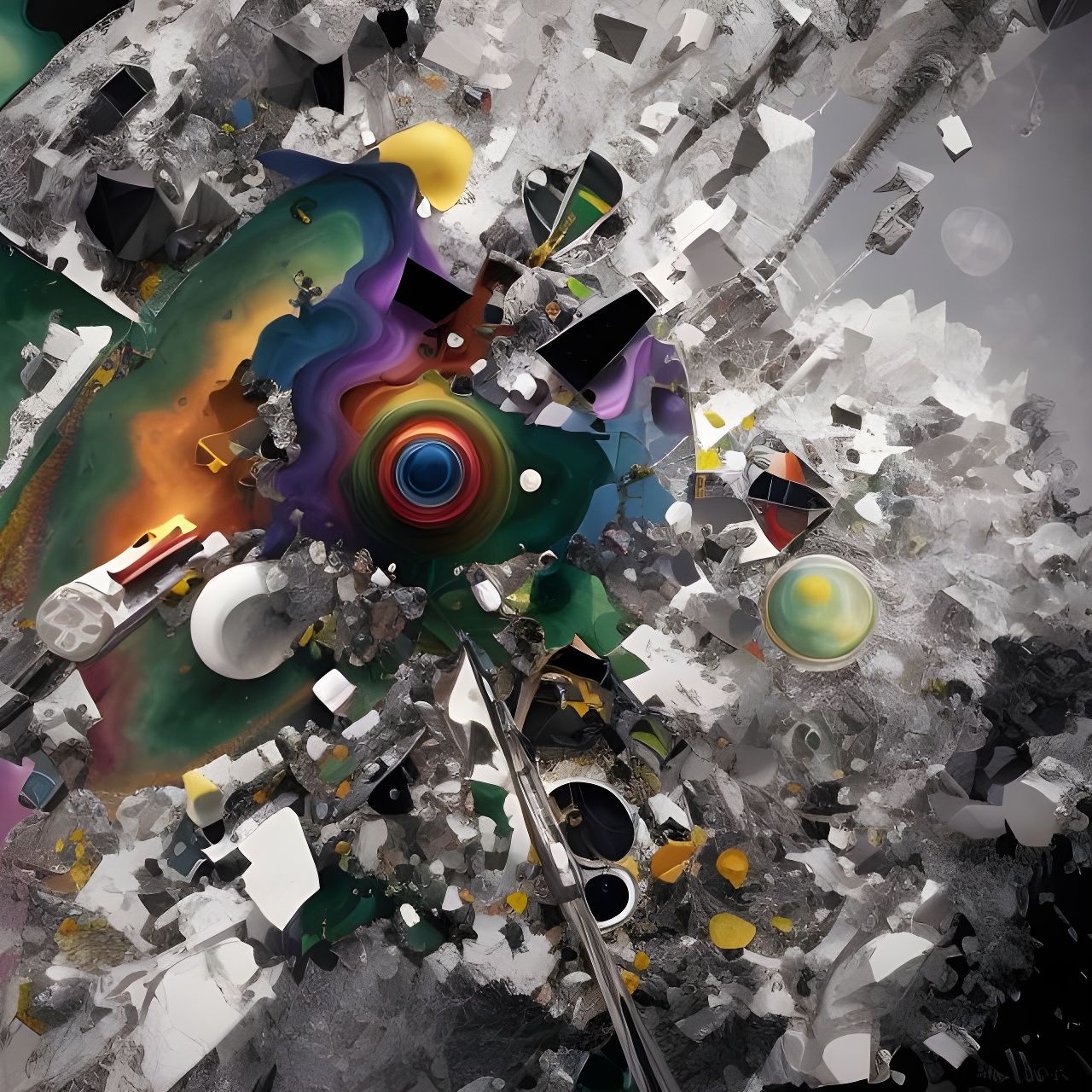 Abstract Blending Cycles in Magical Realism