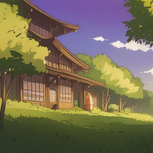 Studio Ghibli Anime Key Visual in 8k