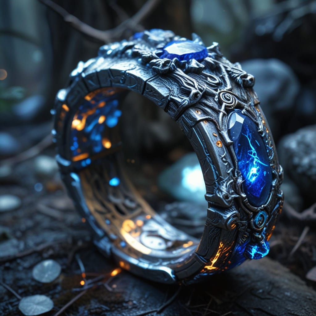 Odin in a Mystical Forest of Glowing Runes