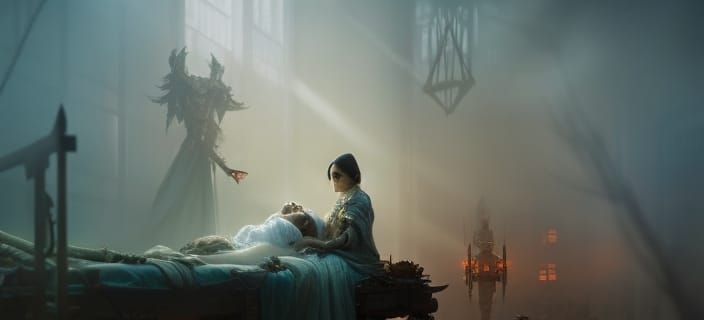 Angel of Death Visits Patient in Hospital